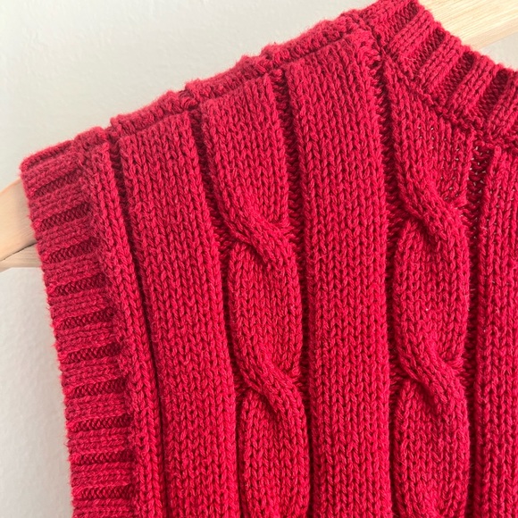 Vintage Oversized Knit Vest - Picture 3 of 4